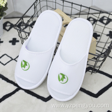 Four seasons hotel mesh cloth home slippers